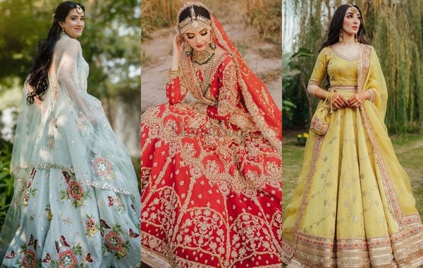 Latest Pakistani Wedding Dresses for Girls 2022 - Raja Sahib